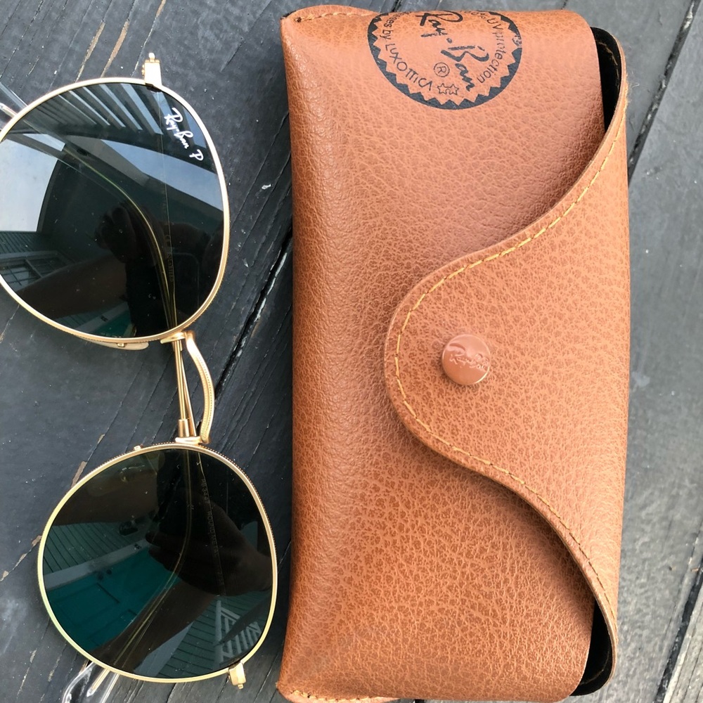 Polarized Ray Ban Sunglasses. Less than 1 year old